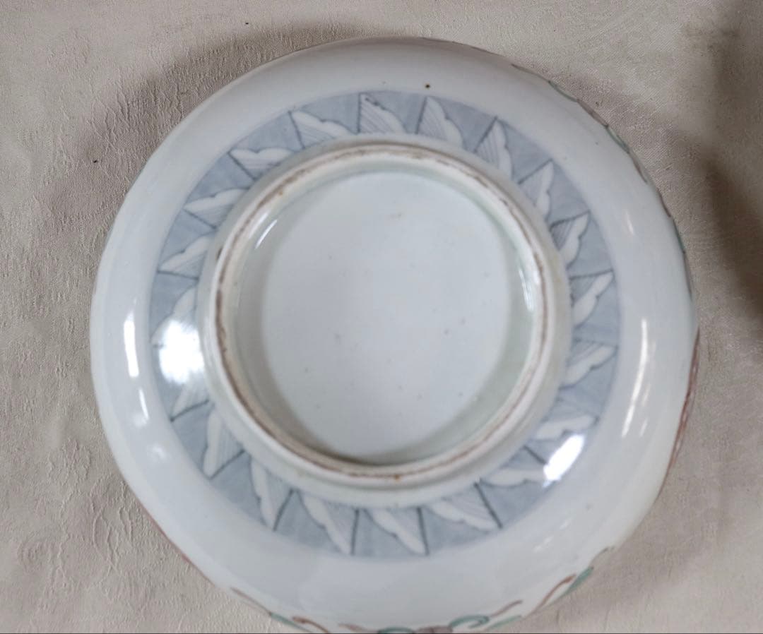 江戸　伊万里錦絵大鉢2種4点　共箱　送料込み250518