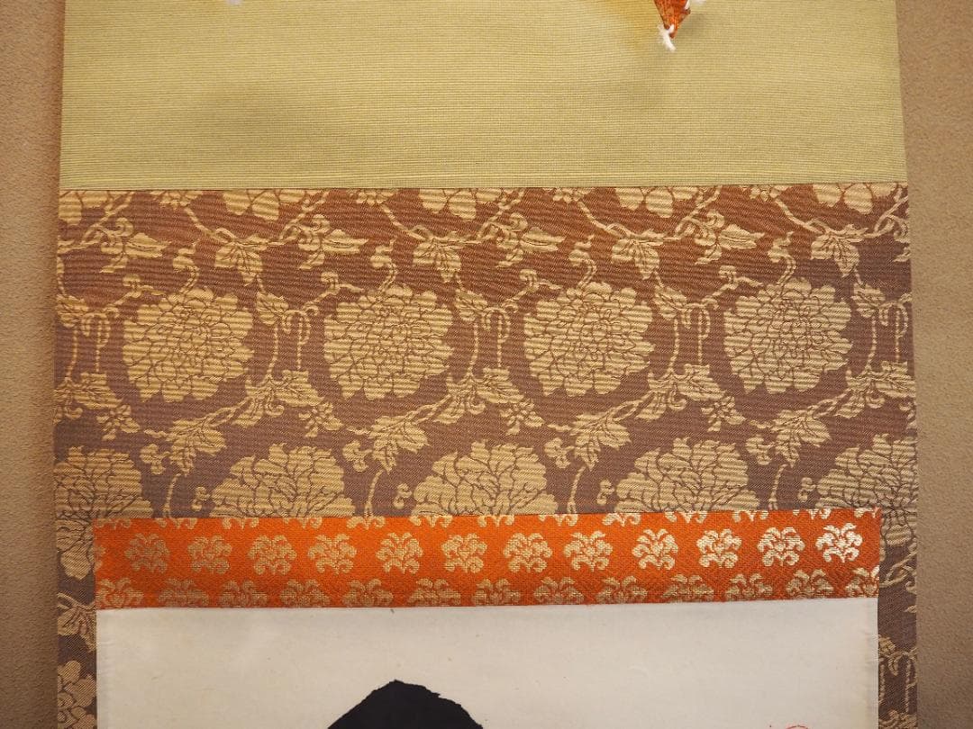 大徳寺塔頭黄梅院院主 小林太玄自筆一行書『紅葉舞秋風』掛軸（共箱）