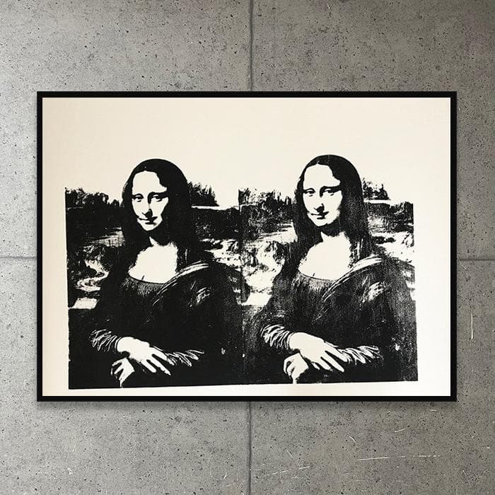 額装品/Sunday B Morning　W モナリザ 限定2500枚/ポスター