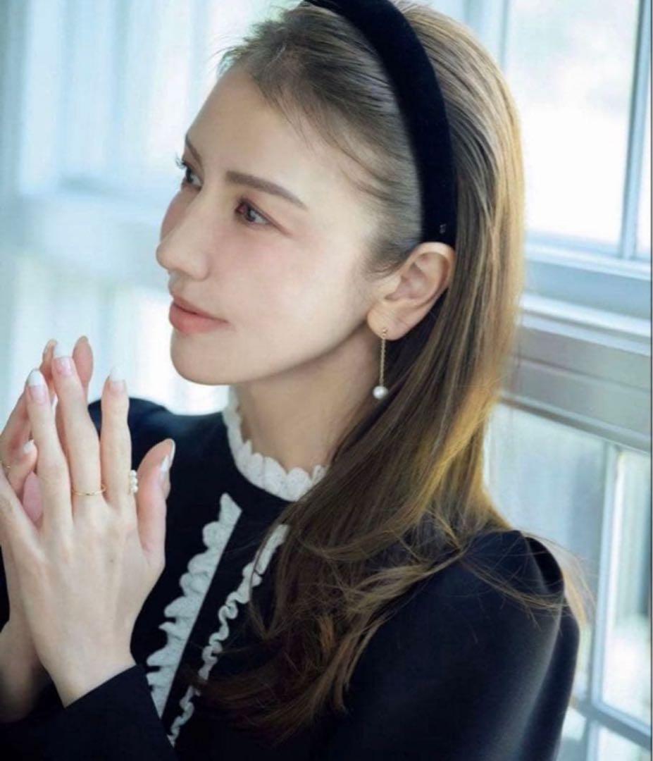 極美品✨ALEXANDRE DE PARIS ブラック ヘアバ ンド フランス製