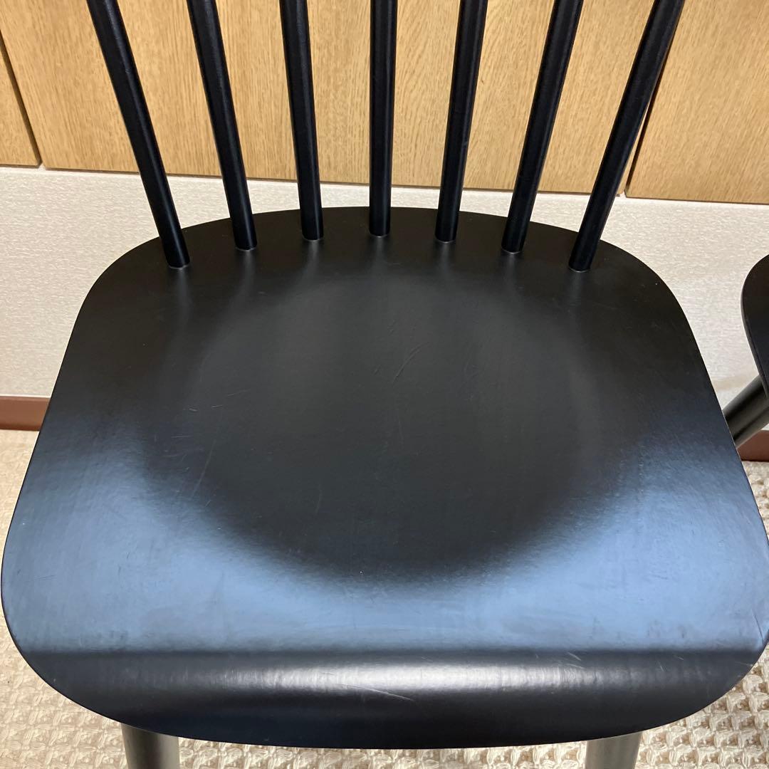 TON トーネット ウィンザーチェア 黒　ブラック　2脚セット①