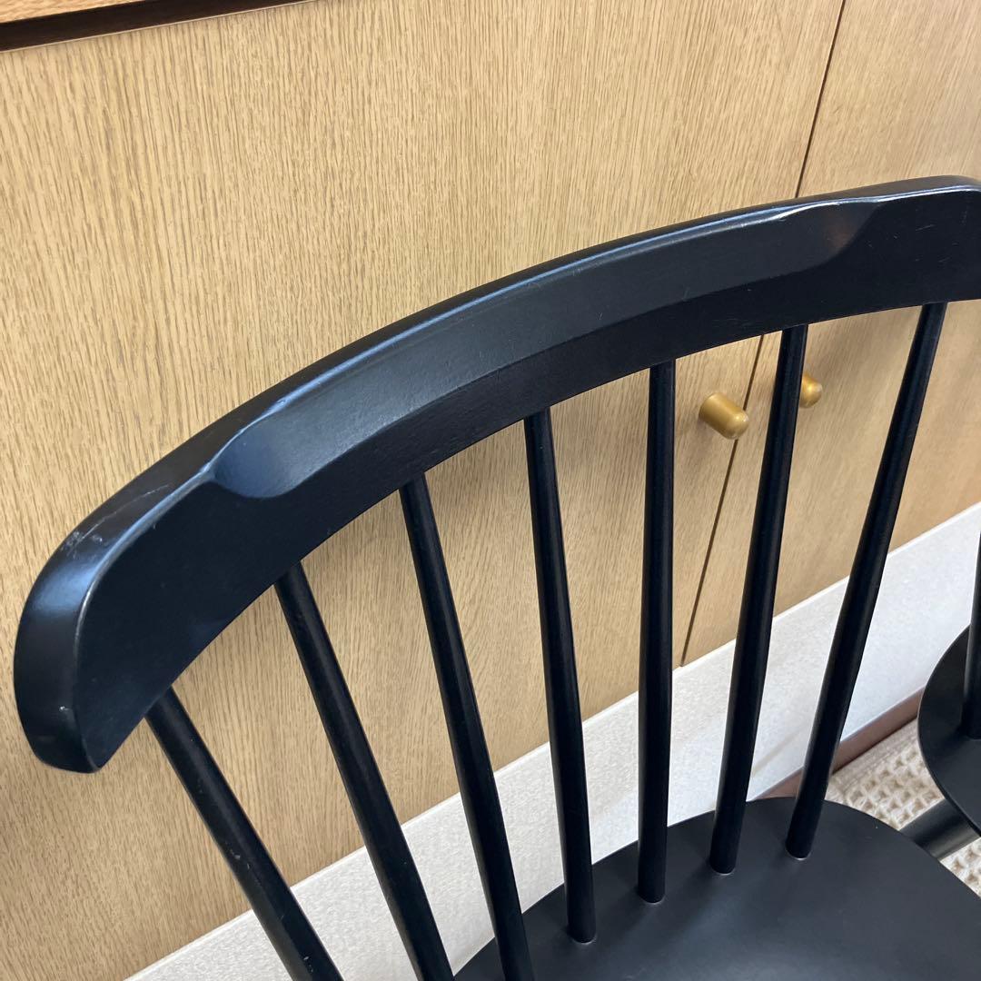 TON トーネット ウィンザーチェア 黒　ブラック　2脚セット①