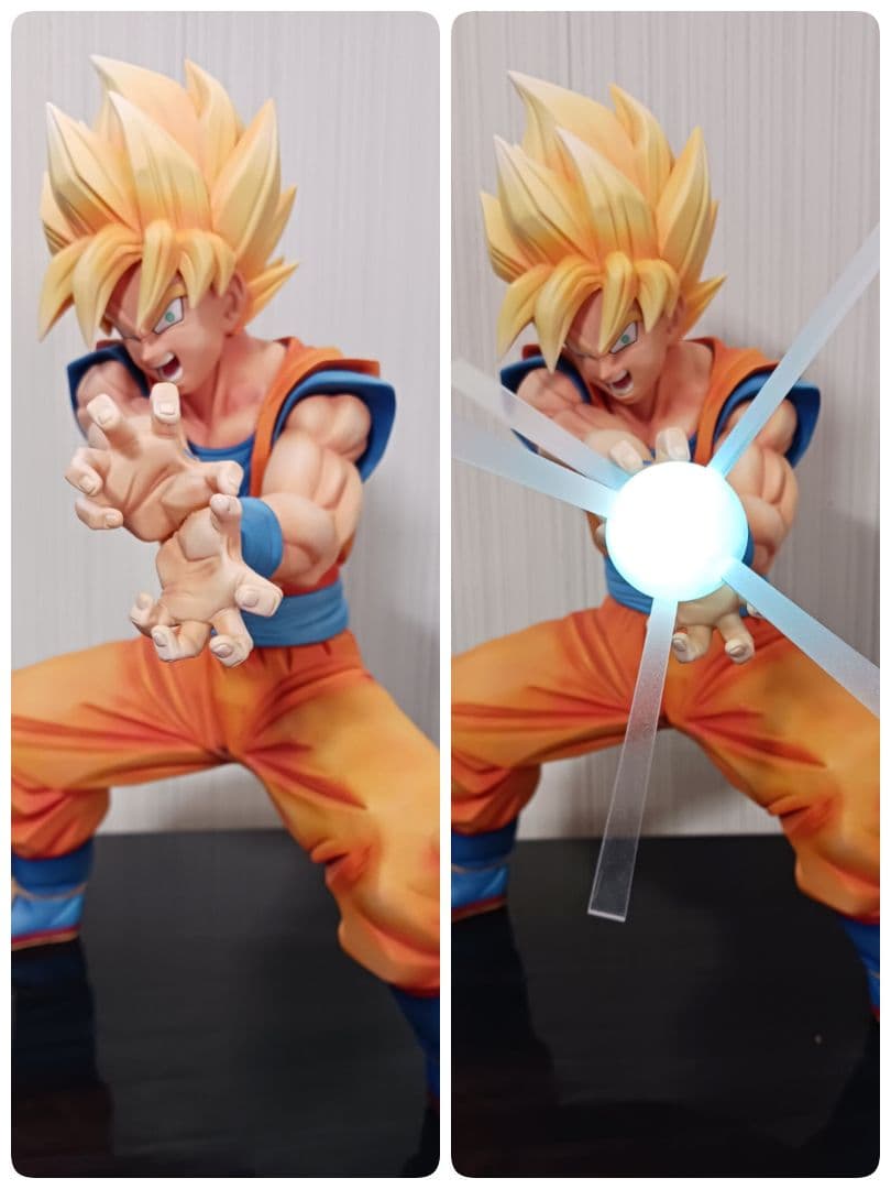 た*し様 グランディスタ 孫悟空 リペイント フィギュア かめはめ波 エフェクト