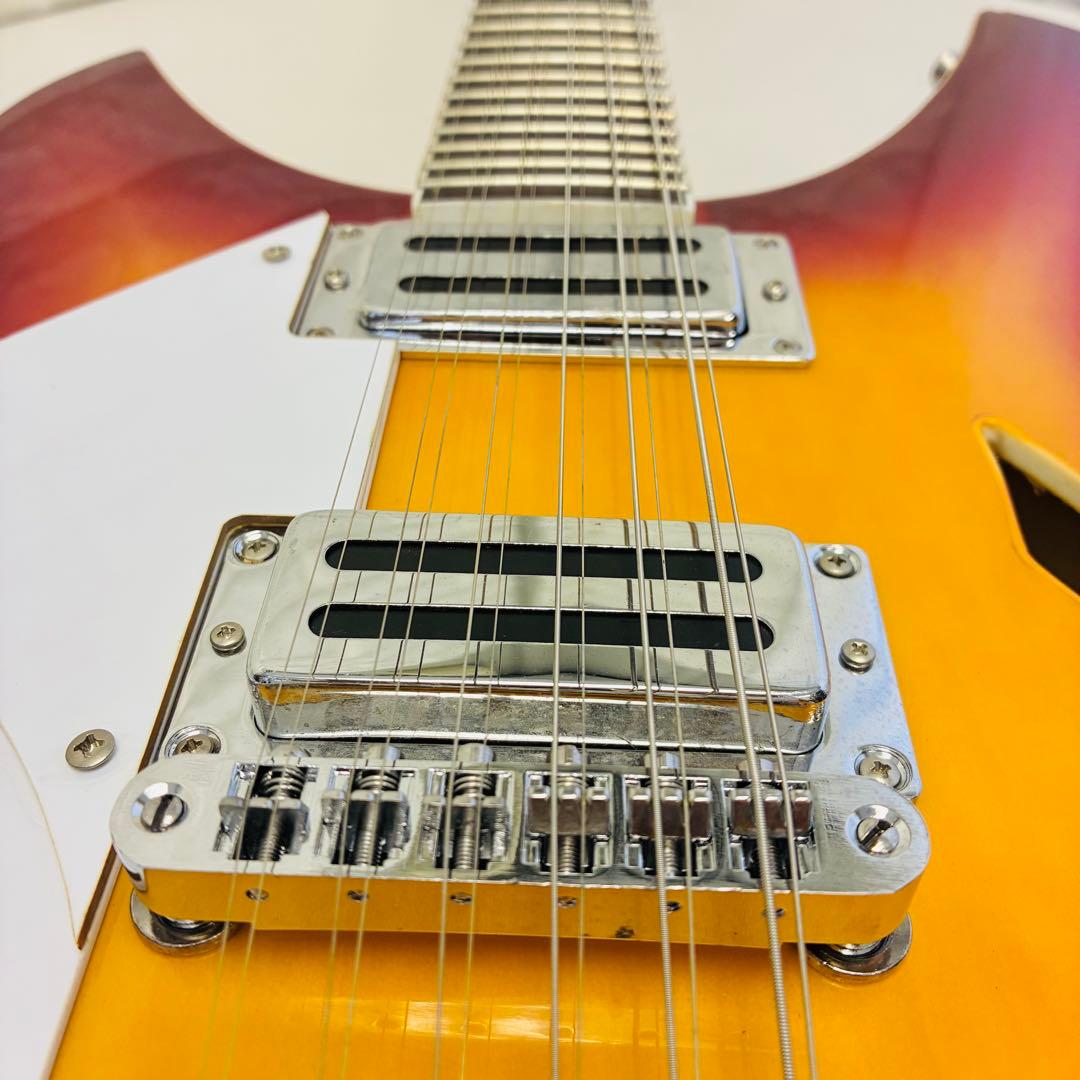 リッケンバッカー風 12弦ギター レフティ 24フレット