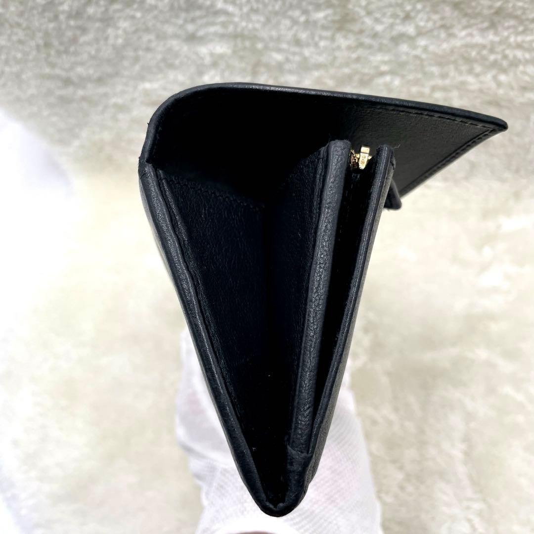 SAINT LAURENT サンローラン 長財布 カサンドラ エンボス ブラック