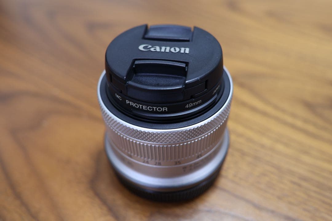 canon RF-S18-45 IS STM シルバー フィルター付き