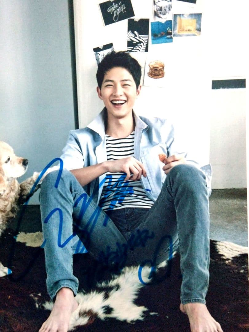 ソン・ジュンギ直筆サイン入り超 特大写真…Song Joong Ki…