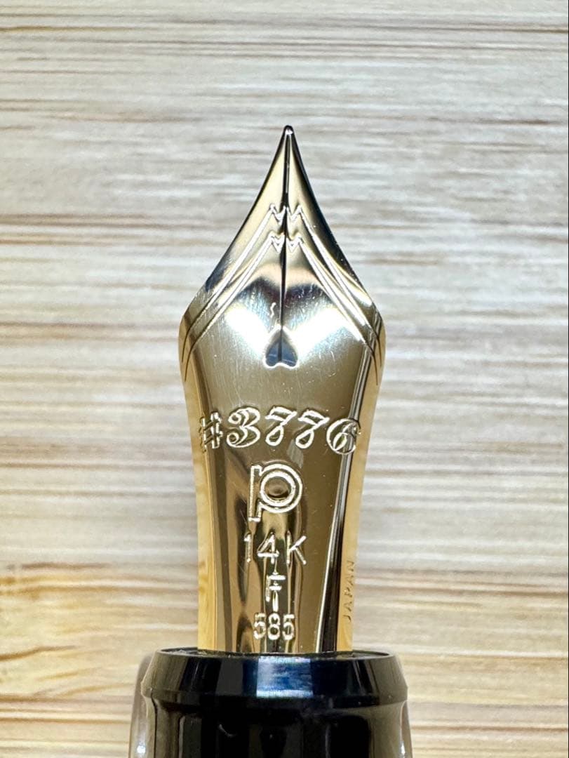 【未使用】 プラチナ万年筆 3776センチュリー F 細字 14K 黒