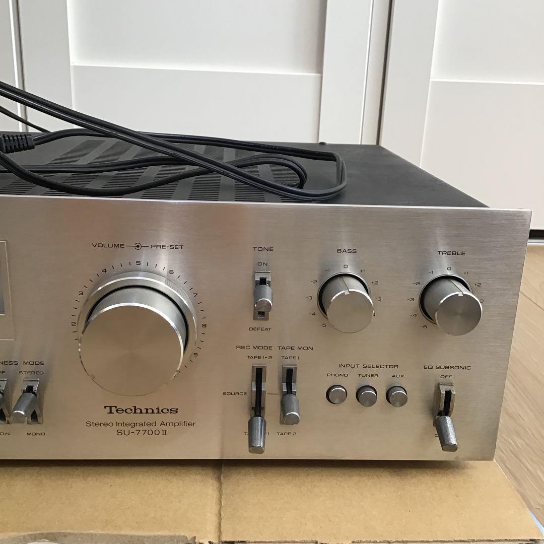 Technics su-7700 Ⅱ アンプ　オーディオ機器　テクニクス　音楽