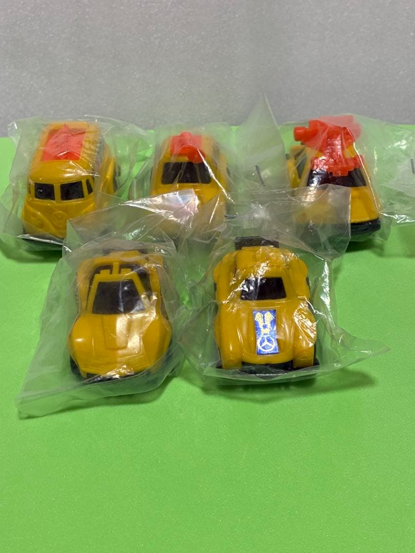 チョロQ、5台セット・黄色