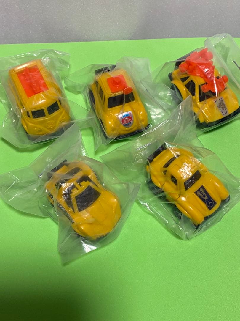 チョロQ、5台セット・黄色