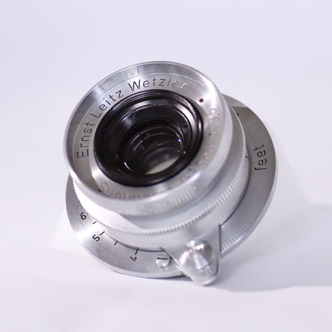 美品 Leica Summaron 3.5cm f/3.5 黒ベークライトケース