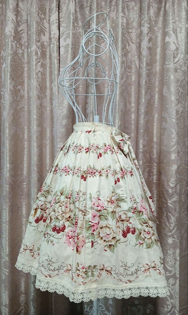 【ワケあり商品】BABY クロスローズプリントスカート