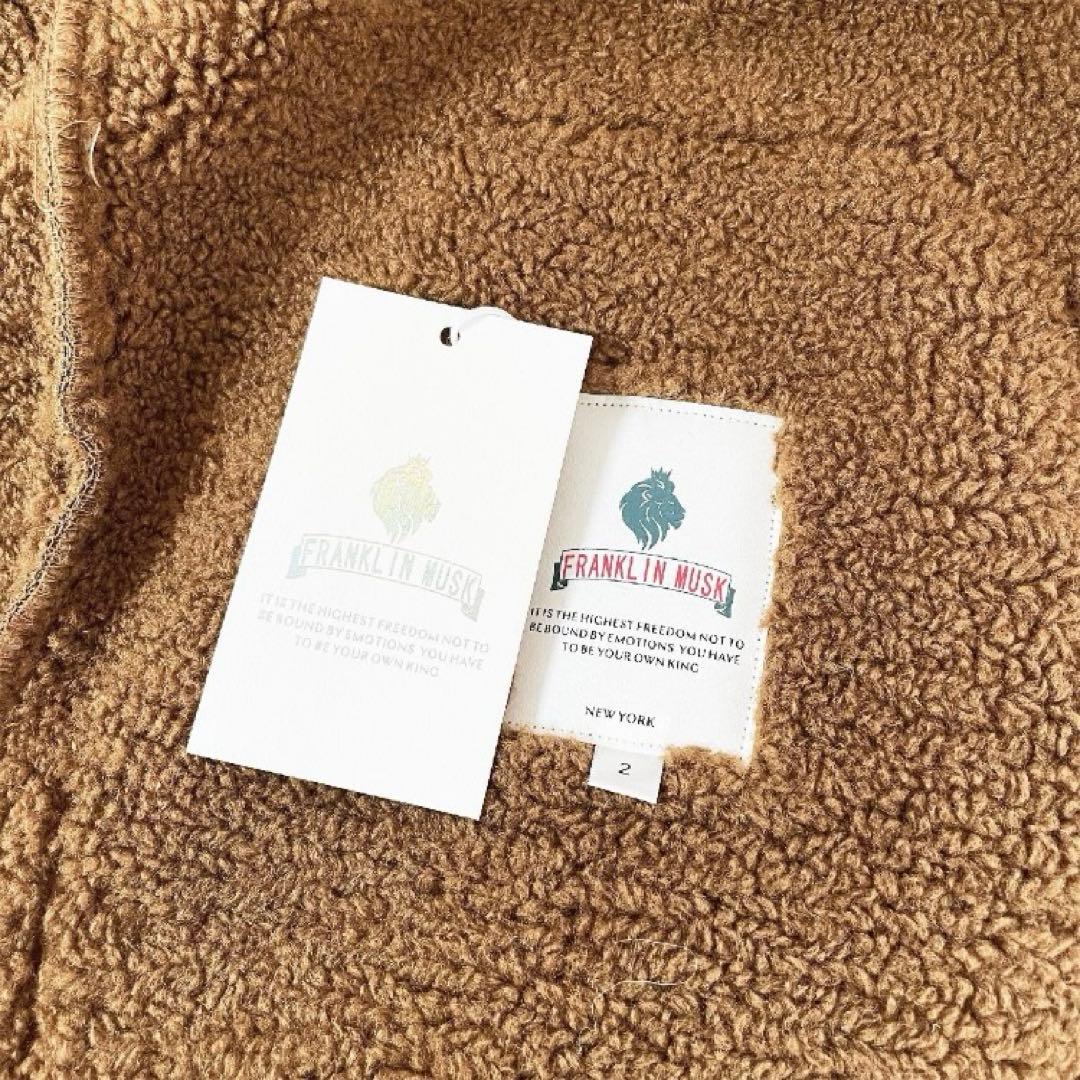 ★定価12万 FRANKLIN MUSK 新品レザー羊革100% サイズＬ