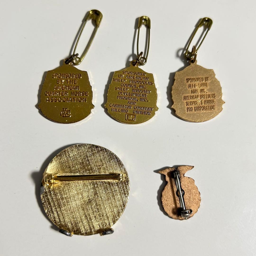 FFAジャケット　バッジのみ5点