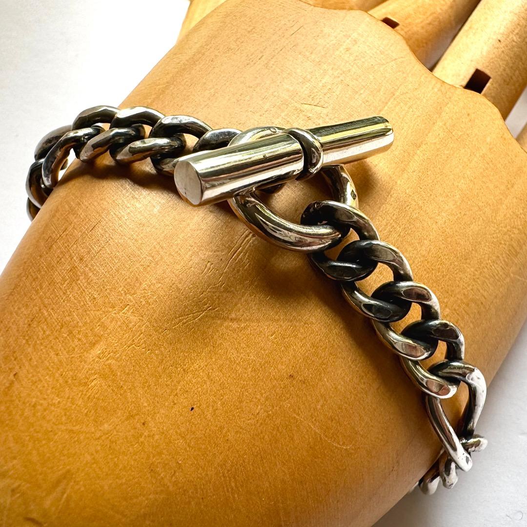 アクセサリー Silver925 Hollow C.Figaro Chain Bracelet
