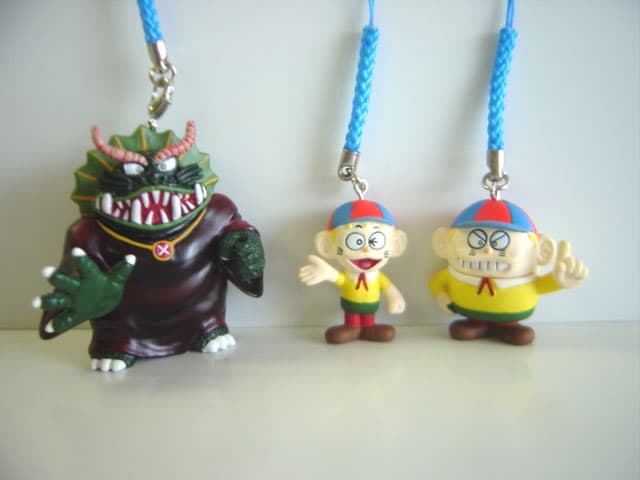 ♯Gwt29EE怪物くんフィギュア根付けフルコンプ8種