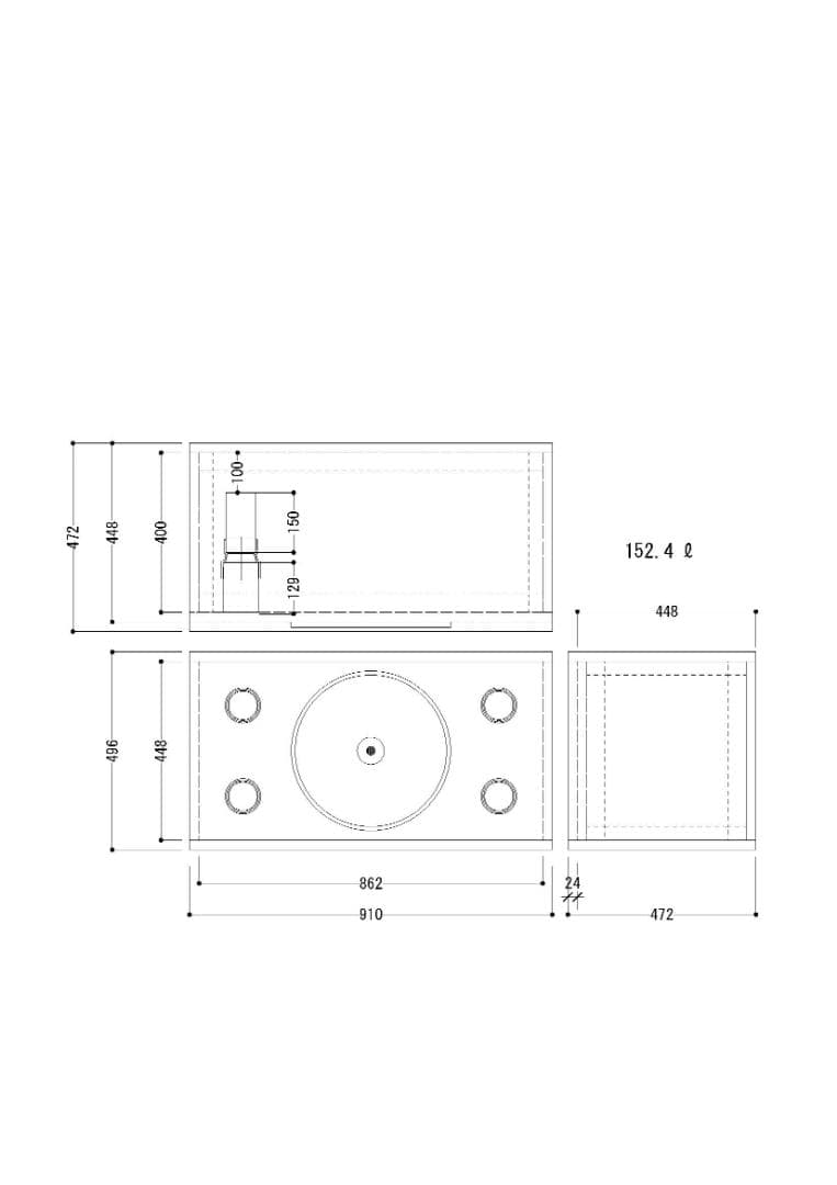 自作 JBL GTX15 38cm リアテック木目調仕上