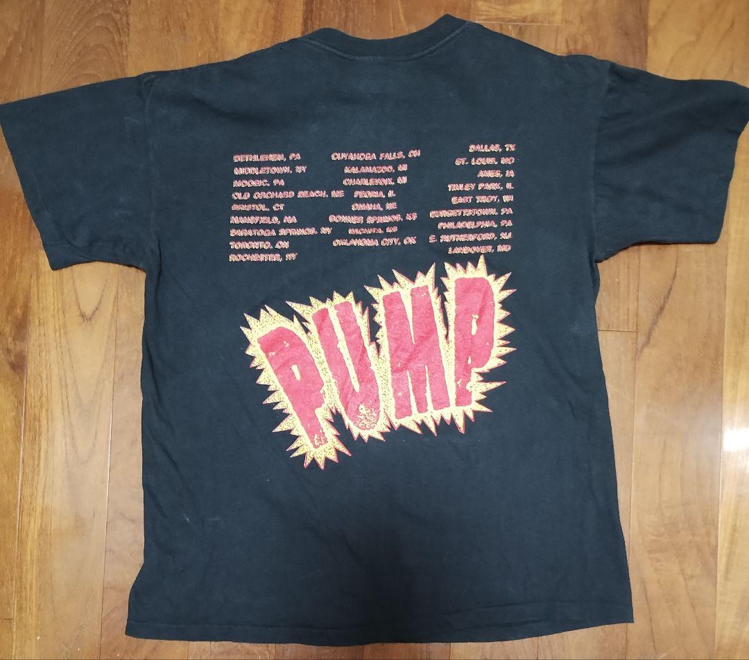 キムタク着用 エアロスミス パンプツアー'90 パスヘッド Tシャツ L