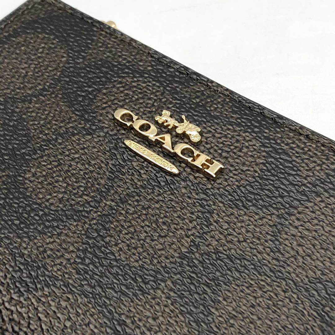 【ラヴ ✨】　COACH コーチ　二つ折り　財布　シグネチャー