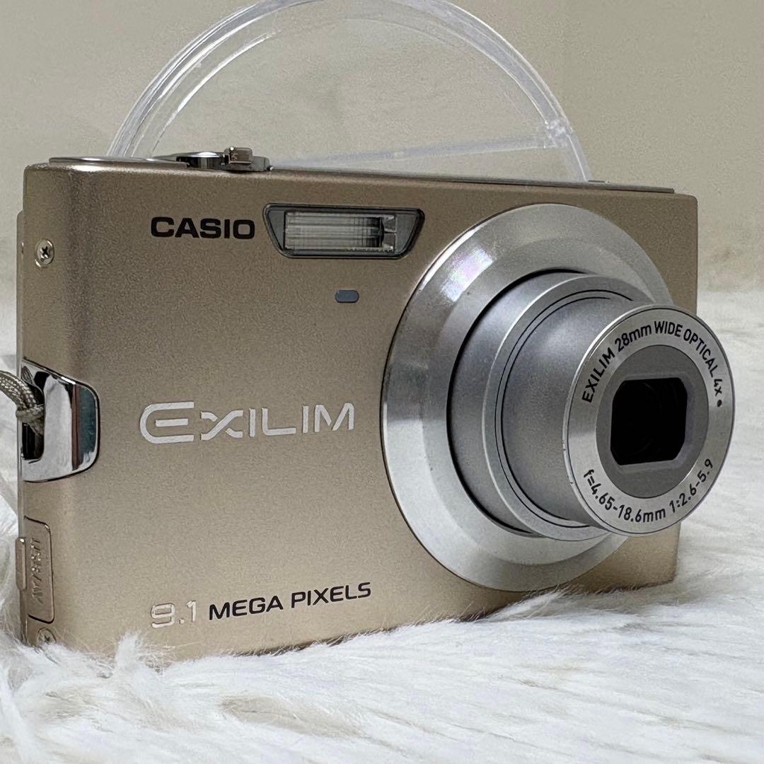 CASIO カメラ　EX-Z250 充電器　説明書　ゴールド　 コンデジ　動作品