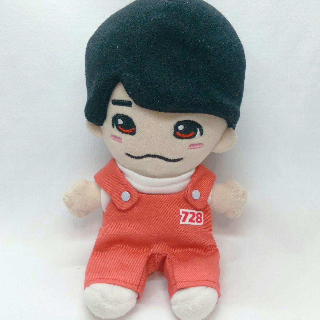 【オーダーページ】指人形風メンカラサロペットコーデのちびぬい服