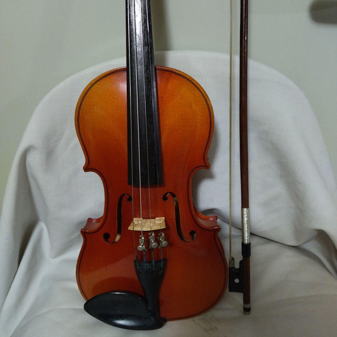 1/4子供用♥特価♥スズキバイオリンメンテナンス済み♥弓ケ―ス松脂肩当て付き