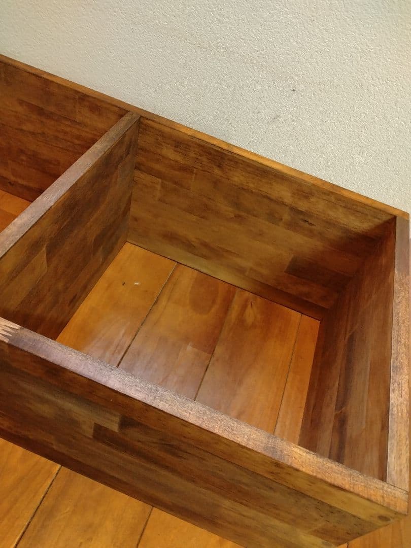 木製　ハンドメイド　オーダー　目の字　棚　ベンチ　ワトコオイル　机　テレビ台