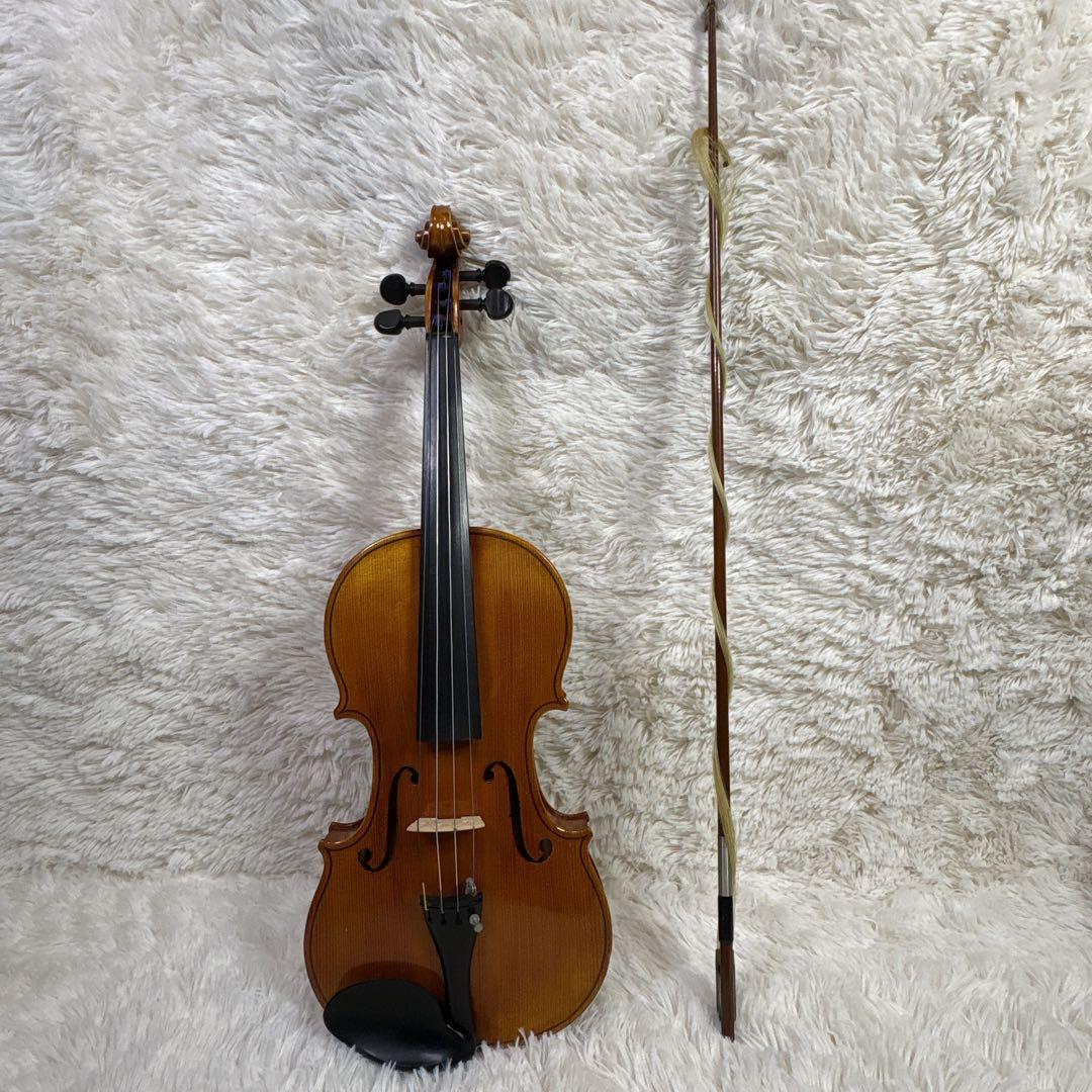 SUZUKI バイオリン No.520 4/4 音響良好 艶あり美品 純正弓付き