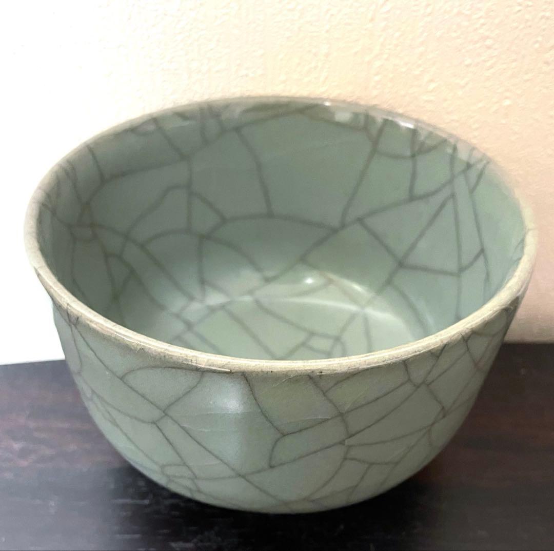 小笠原長春　青磁抹茶椀