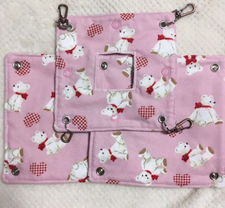 モモンガハウス（ベアー柄・ネル）   秋（冬）仕様  1900円