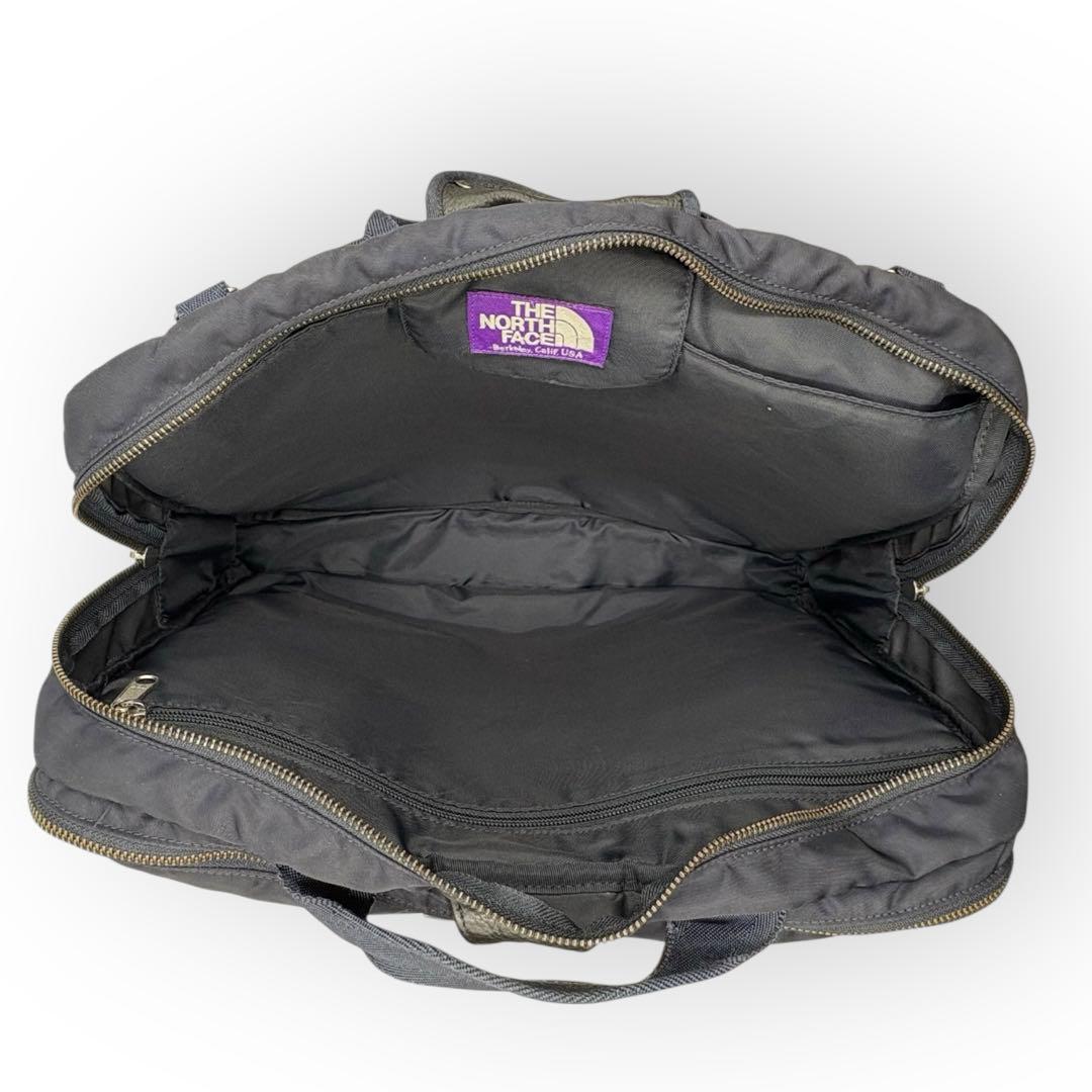【美品】ザノースフェイスパープルレーベル 3Way Bag