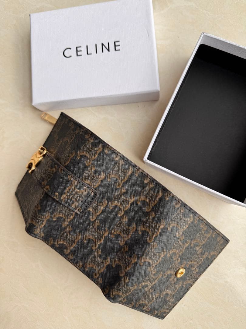 CELINE 三つ折り財布 モノグラム