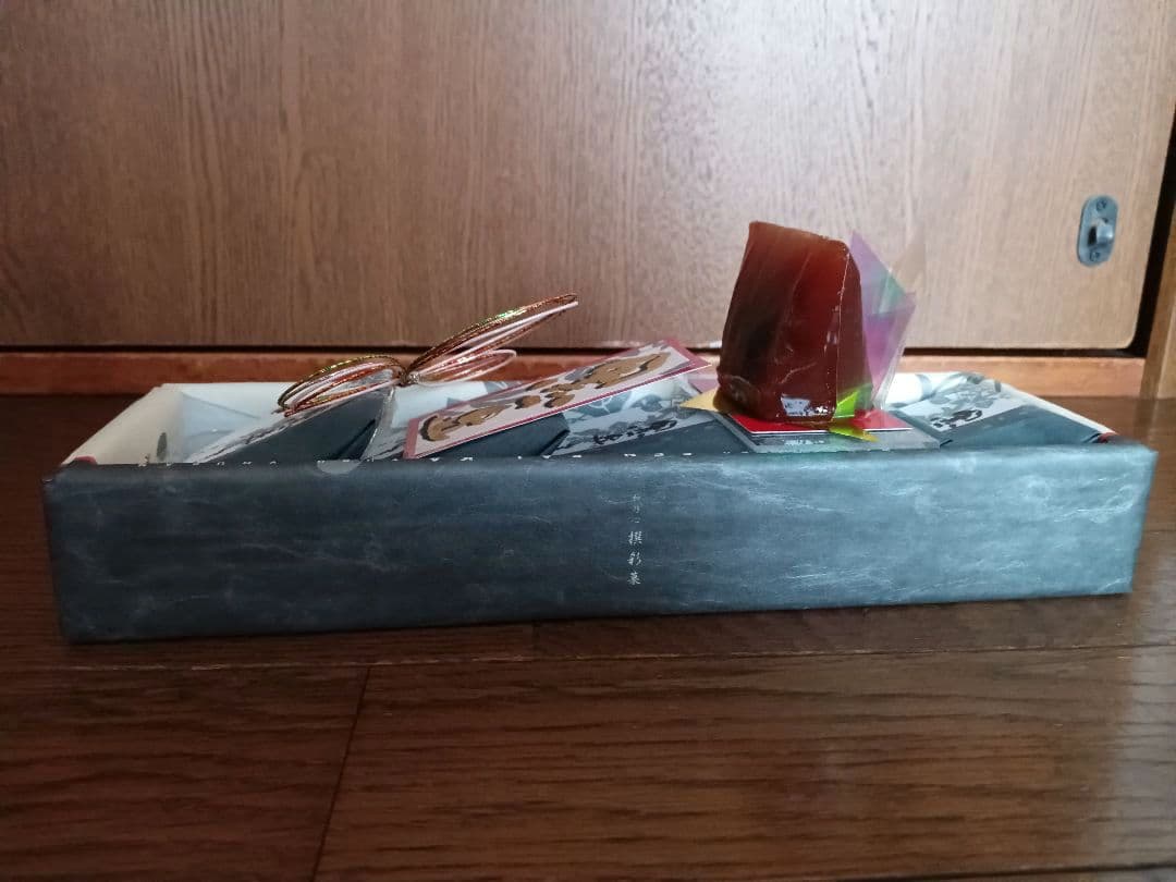 ケース付き　実物大　和乃心　撰彩菓　黒豆羊羹　食品サンプル
