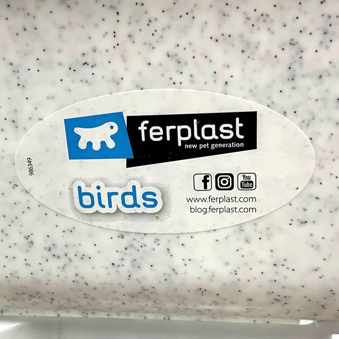ferplast birds ファープラスト鳥籠 台付 鳥かご ペット用品 黒