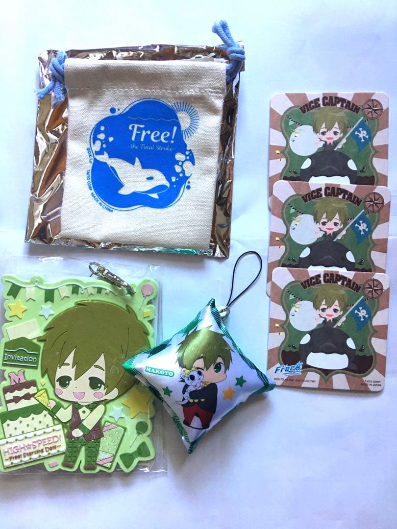 Free! 橘真琴　グッズまとめ売り　缶バッジ　アクスタ等　未開封有