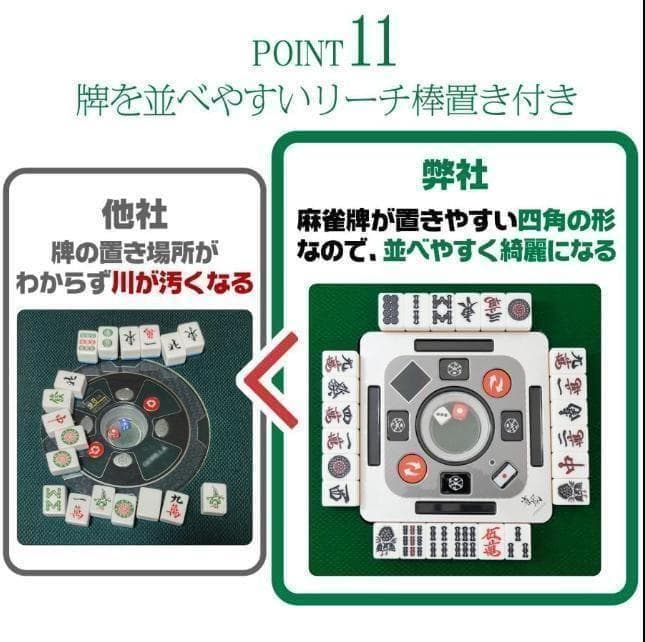 全自動麻雀卓 点数表示 折りたたみ 家庭用 点棒計算 点棒表示 電動麻雀卓 白