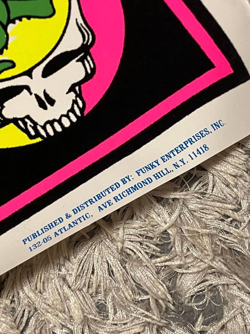 GratefulDead グレイトフルデッド ブラックライトポスター　希少品
