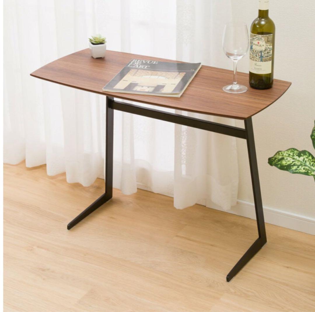 超美品】ニトリ サイドテーブル Nファルコ コーヒーテーブル MBR