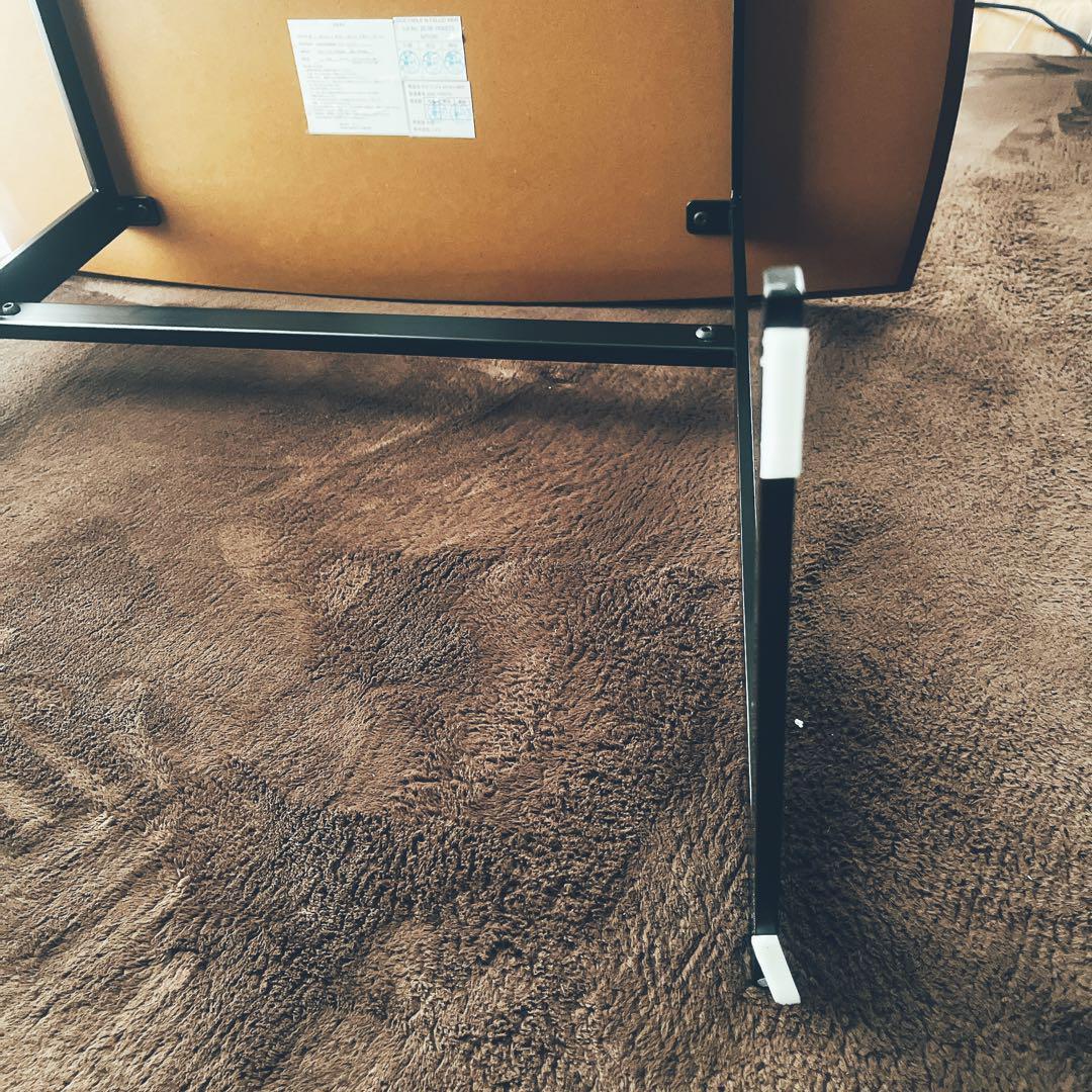 超美品】ニトリ サイドテーブル Nファルコ コーヒーテーブル MBR