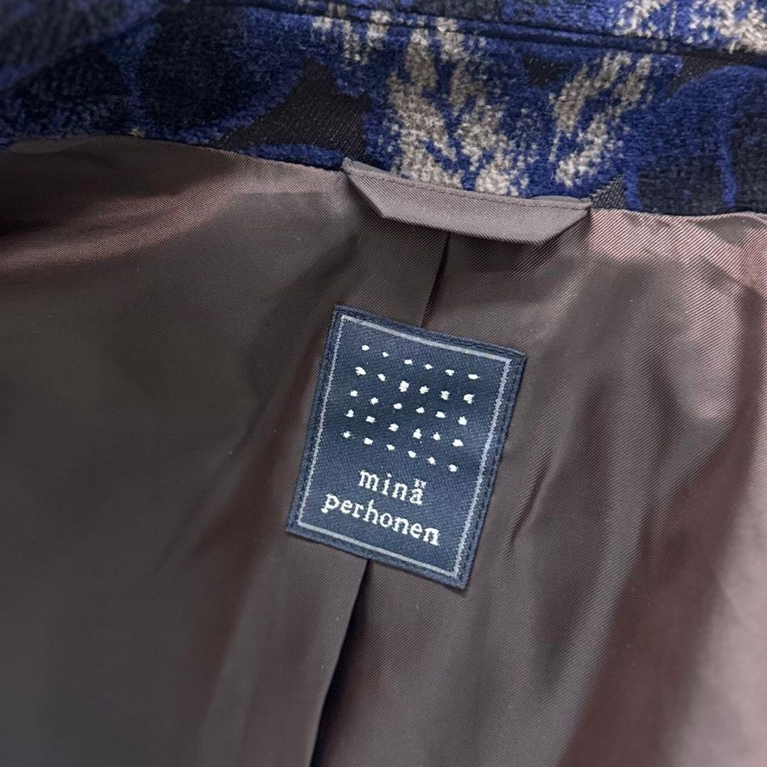 【新品タグあり】・未使用　mina ミナペルホネン jardinコート 36
