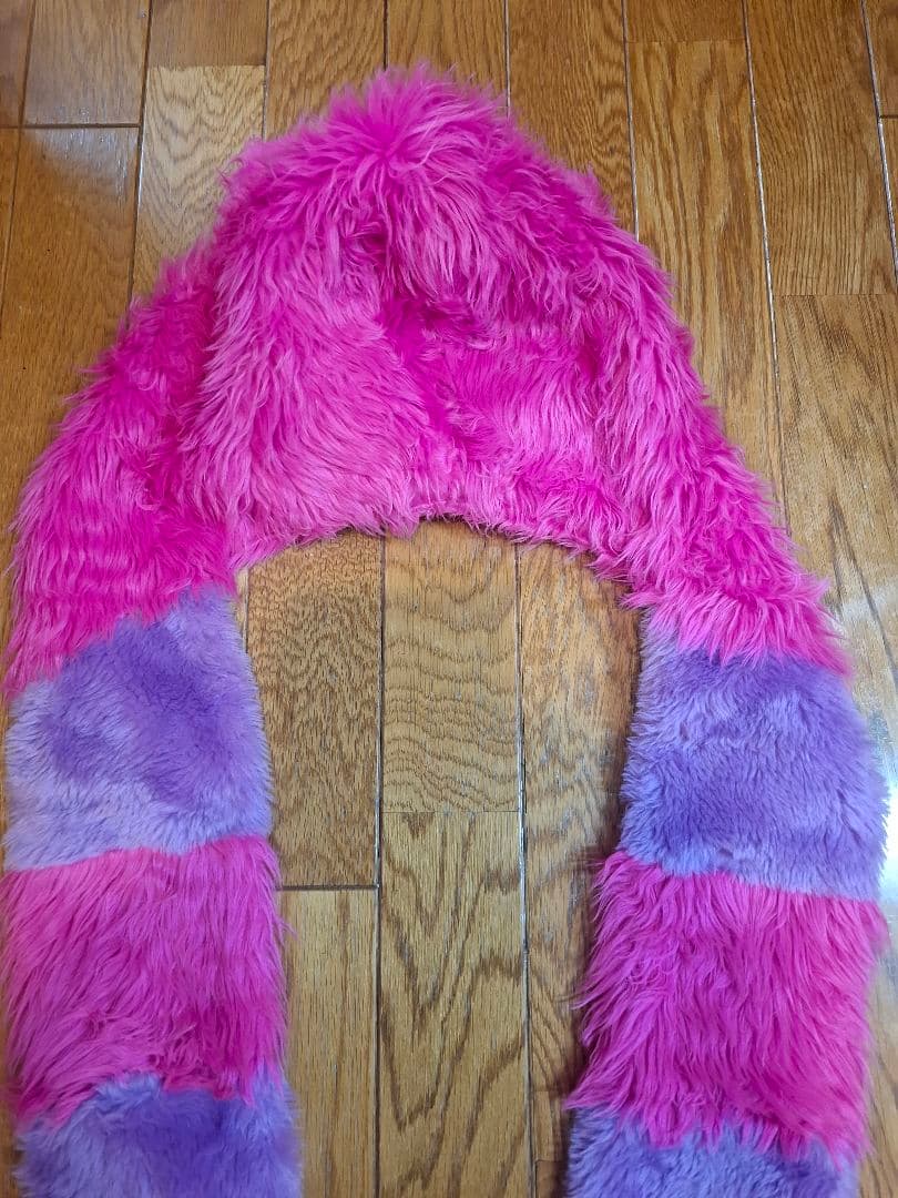 チシャネコ　マフラー　ファンキャップ