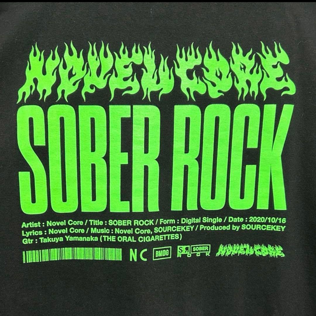 Novel Core ノベルコア　Tシャツ　黒　SOBER ROCK