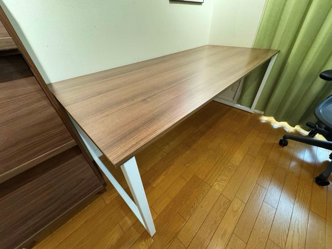 fantoni GX PCデスク 幅180 奥行80 高さ72cm　濃木目
