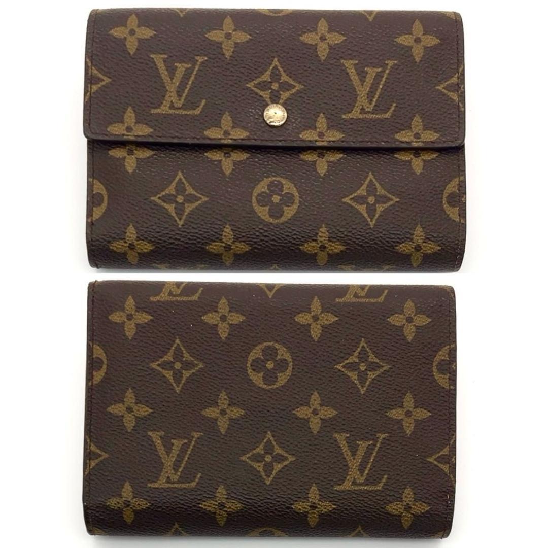 ルイヴィトン ポルトトレゾール エテュイパピエ モノグラム 三つ折り財布