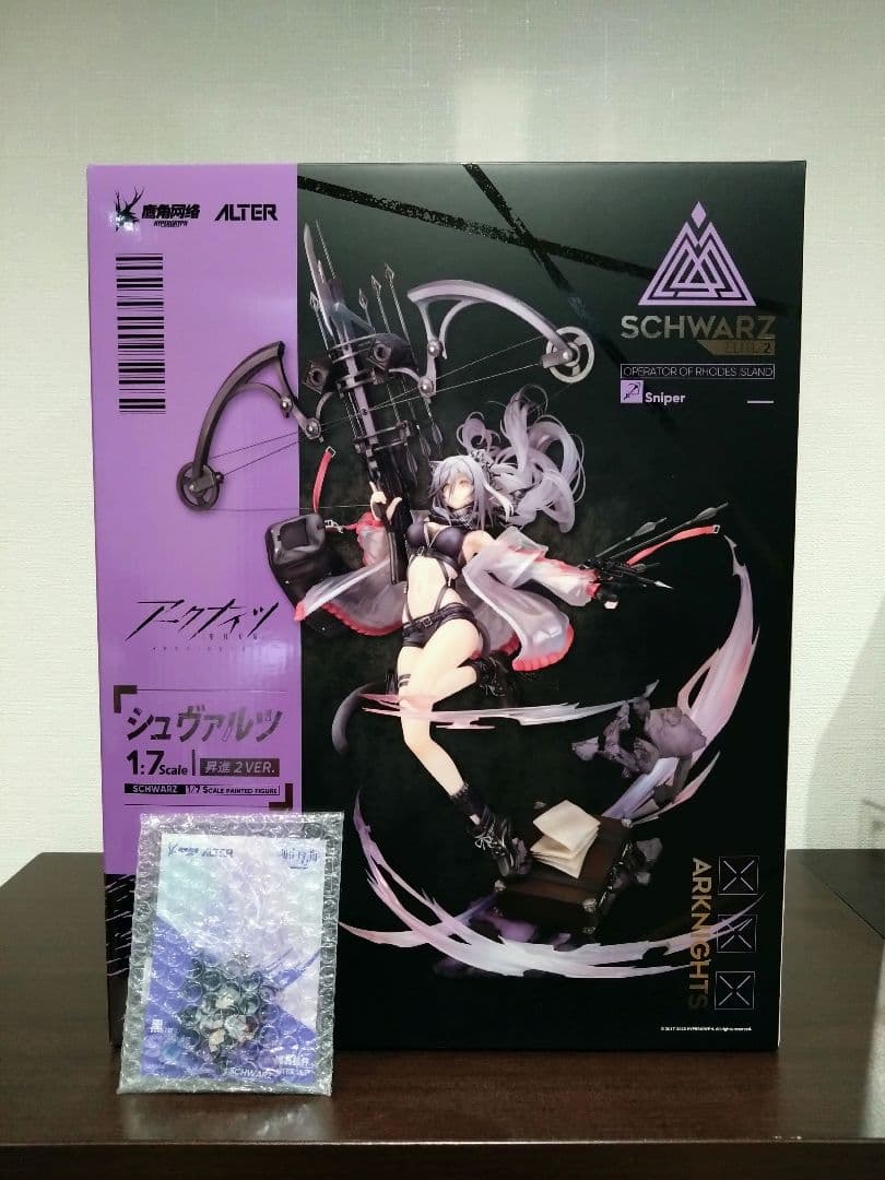 未開封　アークナイツ シュヴァルツ 昇進2Ver. 1/7 フィギュア