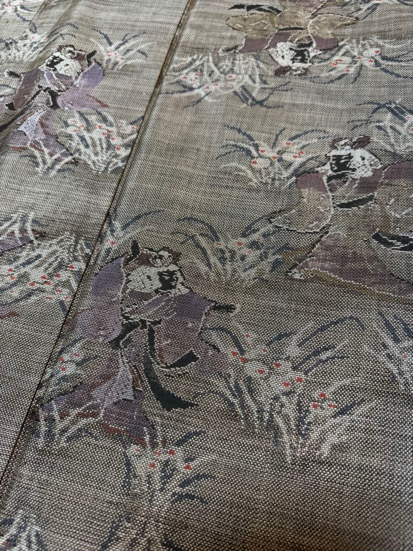 【極上】「都喜ヱ門」本場奄美産大島紬「極上片ス12マルキ」「舞い童子」