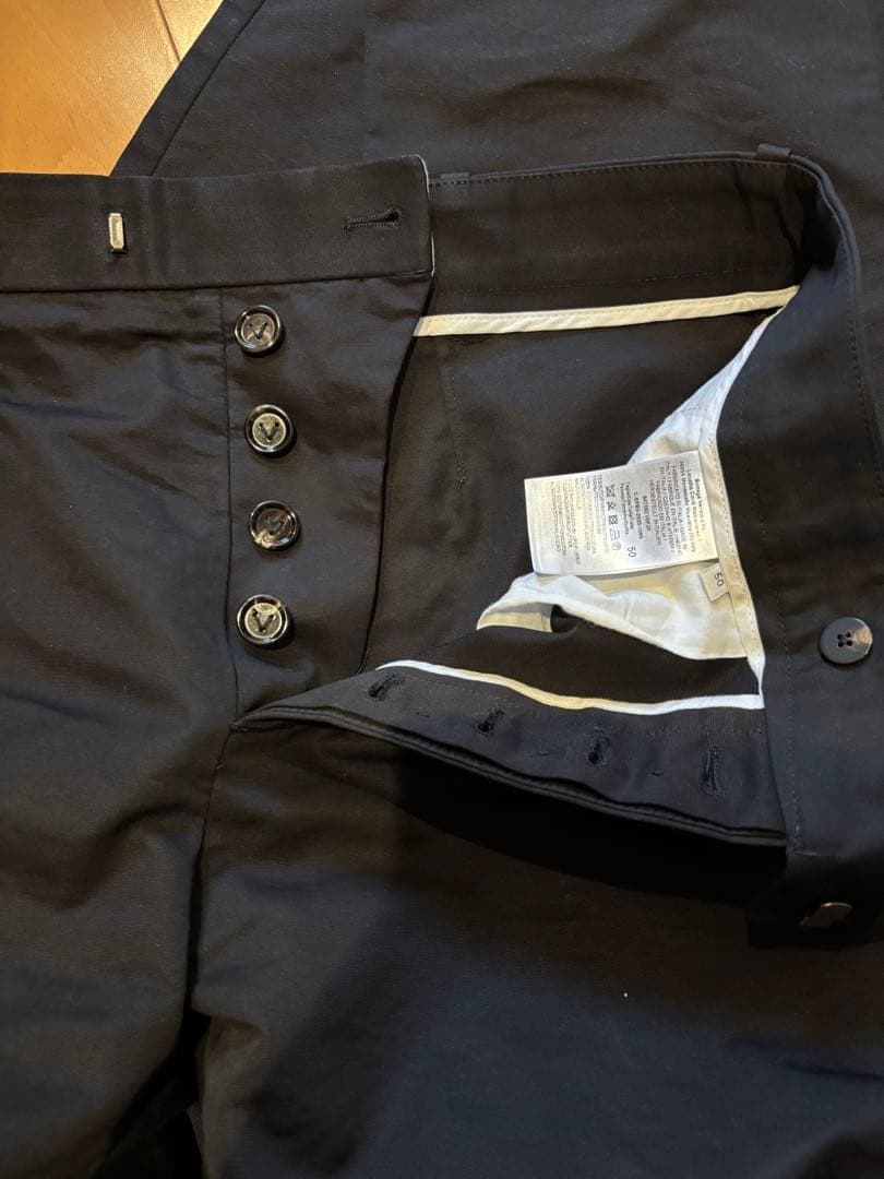 ラ*ル様 ボッテガヴェネタ　ブラックパンツ　コットン100