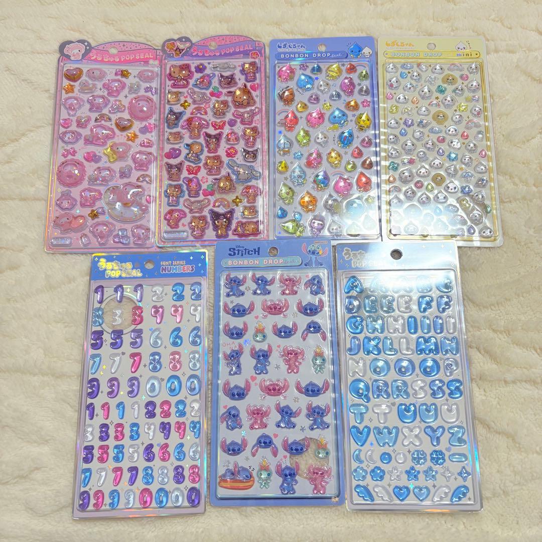 新品未開封　ボンボンドロップ　うるちゅるポップぷっくり　タイル　ウォーター