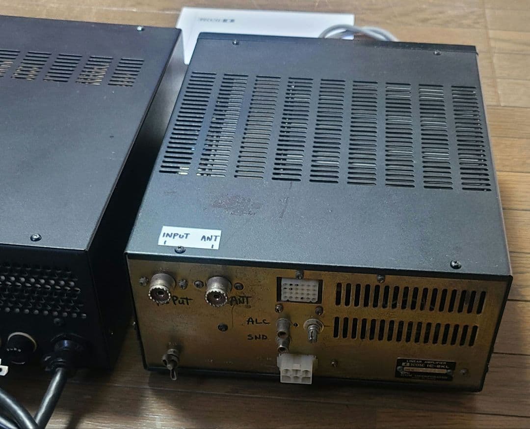 ICOM IC-2KL HF帯500Wリニアアンプ ＋ 電源IC-2KLPS